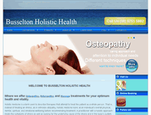 Tablet Screenshot of busseltonholistic.com.au